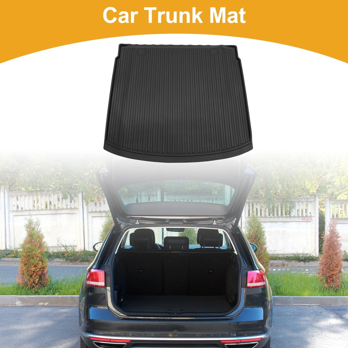 Cargo Liner Rear Trunk Mat for Honda CR-V 2017-2022 Stripe Pattern TPE