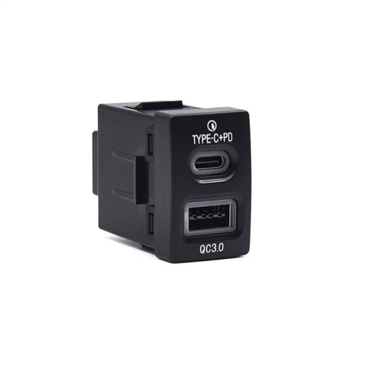 18W Type-C + QC3.0 Fast Charging Charger for Honda Accord Civic CR-V (2016-2023)