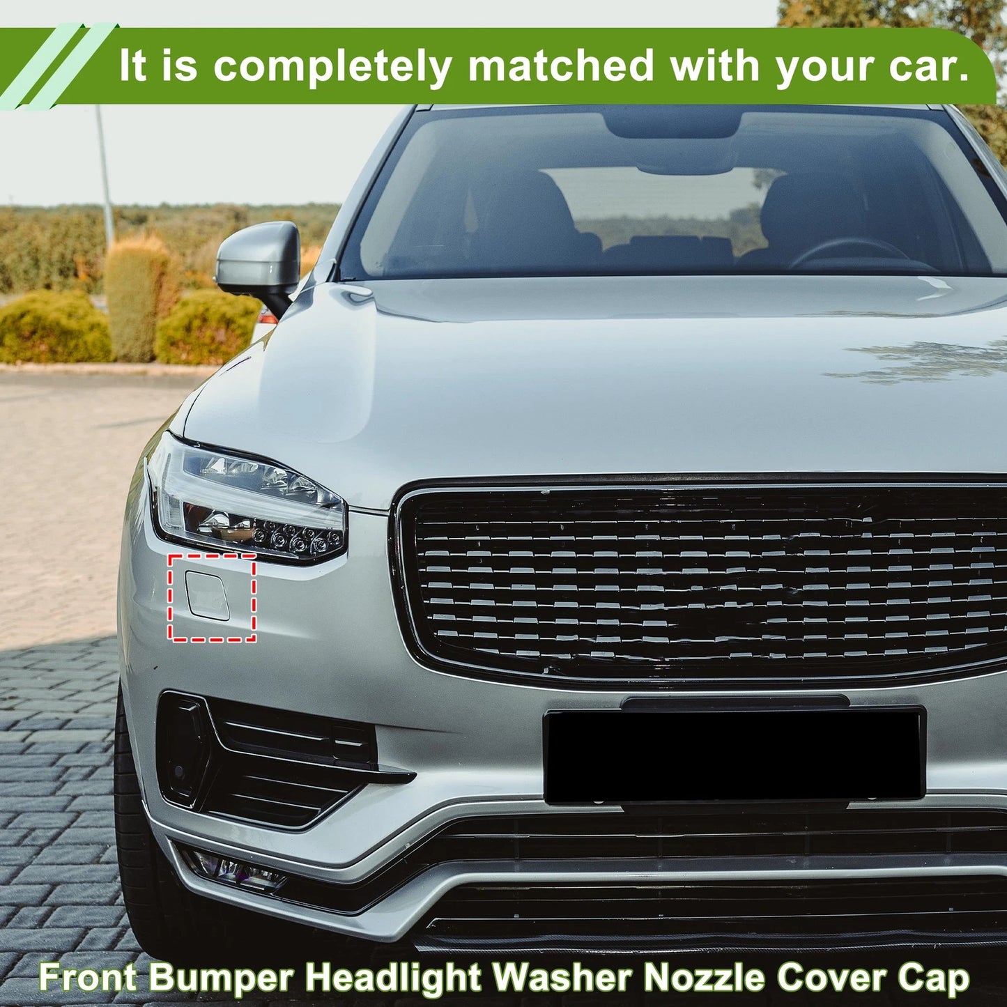 Washer Nozzle Cover for Volvo XC90 (2016-2020) - Front Right, White