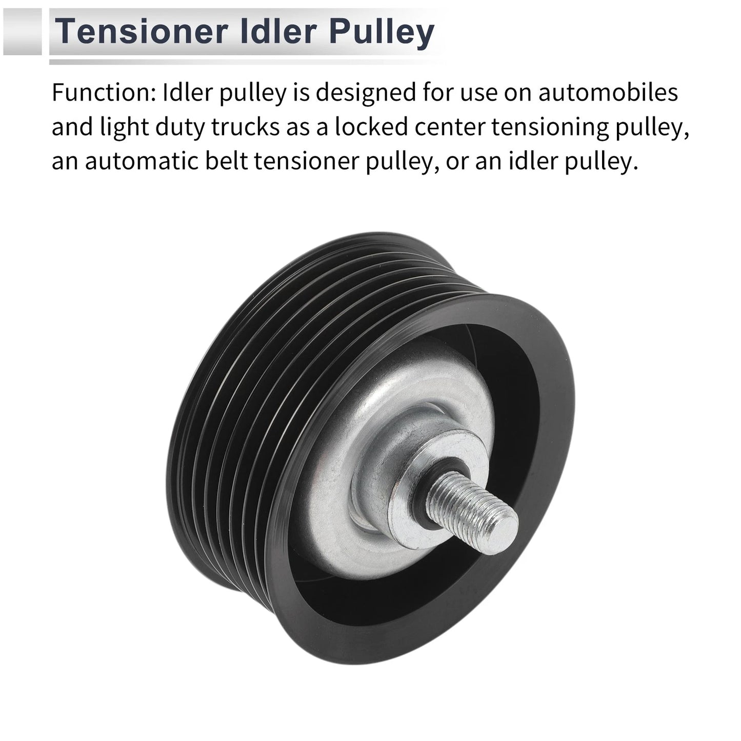 Drive Belt Idler Pulley for Nissan Titan (2003-2010) 1 Pc