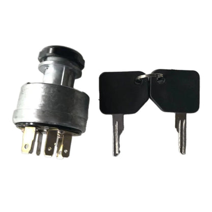 Ignition Switch w/ 2 Keys for Case Skid Steer Loader 1835B 1835C 1840