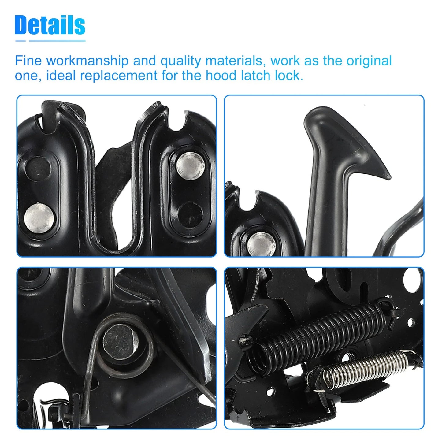 Black Hood Latch Lock for Nissan Altima (2013-2015)