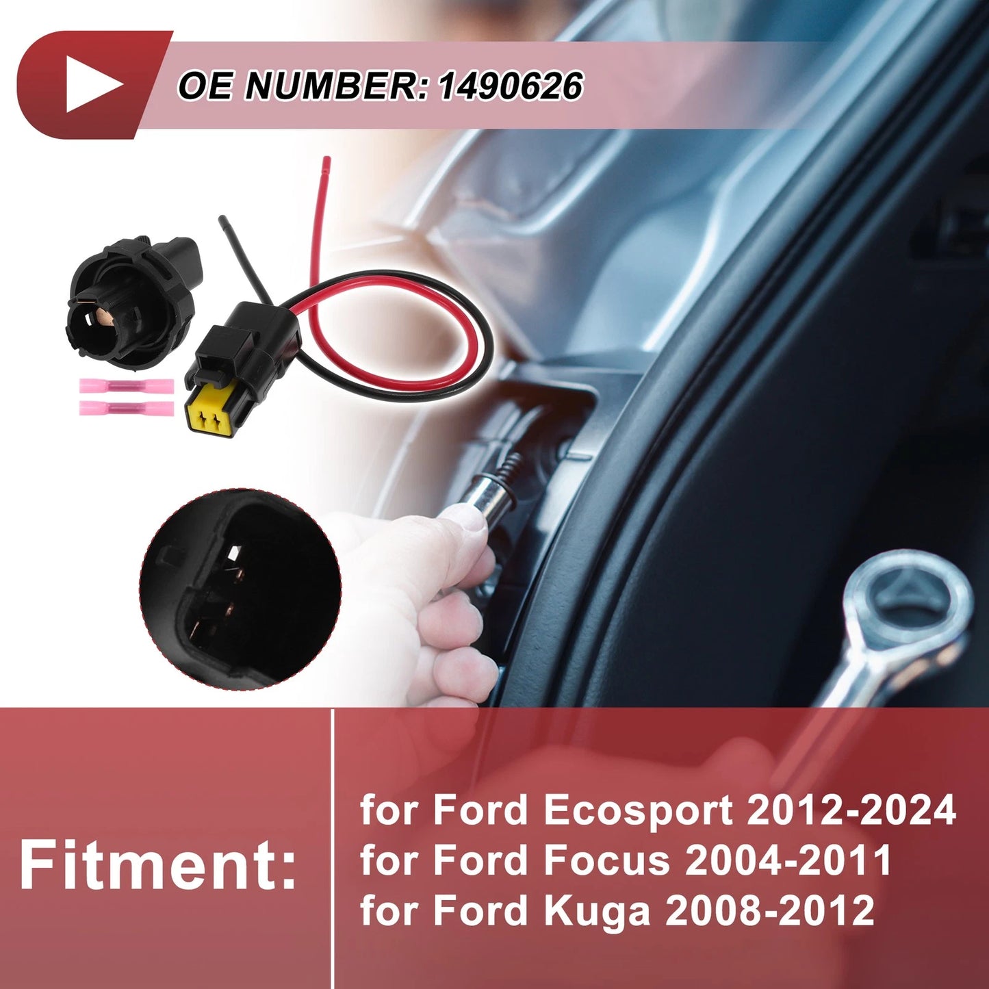 Glove Box Light Socket Wiring for Ford Ecosport (2012-2024)