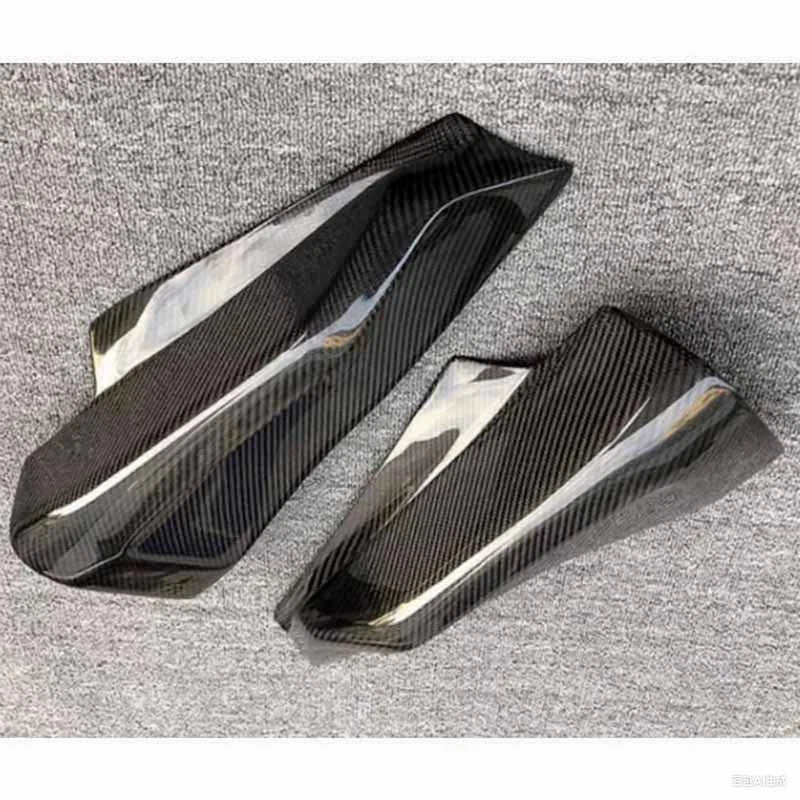 Real Gloss Carbon Fiber Rear Bumper Side Splitter for Nissan 350Z Z33 2003-2006
