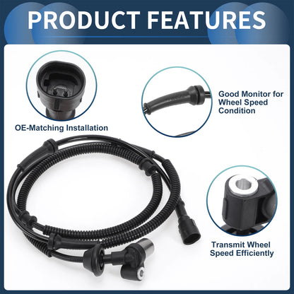 ABS Wheel Speed Sensor for Jeep Wrangler Rear Left (2011-2018)