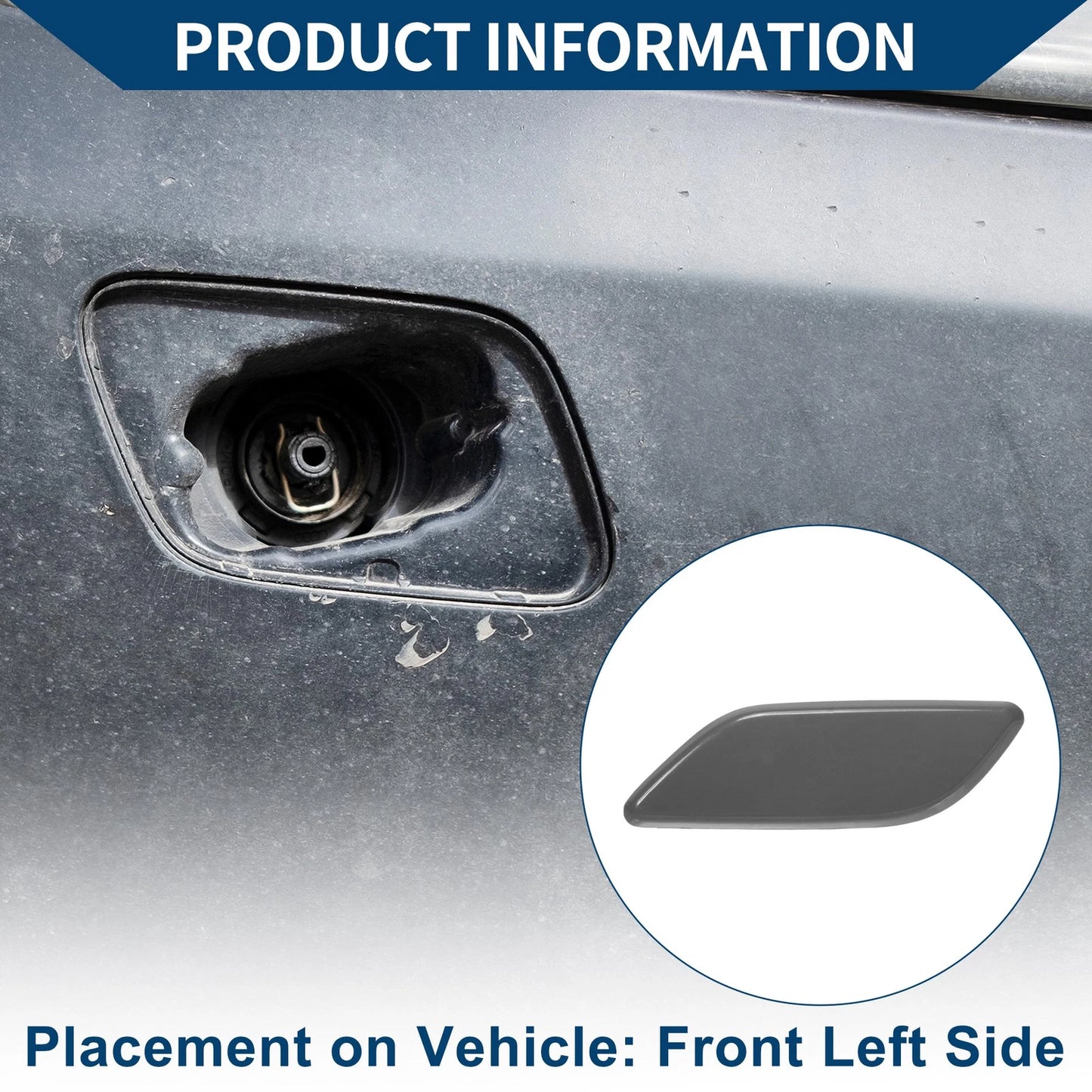 Front Left Washer Nozzle Cover for Honda Accord VIII (2008-2010)