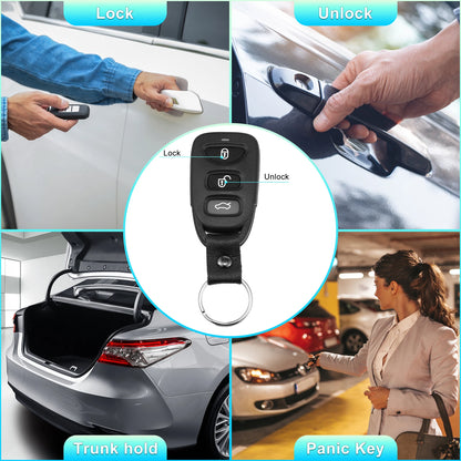 Keyless Entry Remote Key Shell Cover for Hyundai & Kia (No Chip)