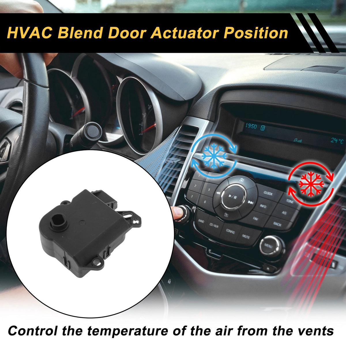 Heater Blend Door Actuator for Nissan Titan (2003-2006)