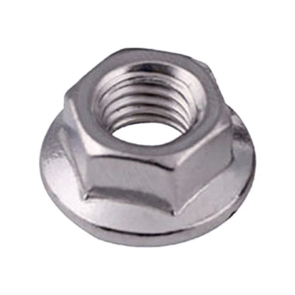 8 x M10x1.25 Exhaust Manifold Flanged Lock Nuts for Toyota Nissan