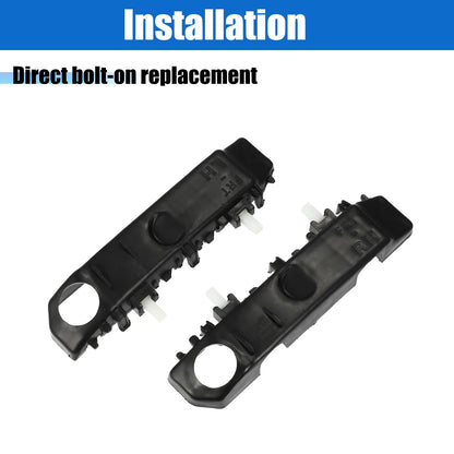 Left & Right Front Bumper Mounting Support Brackets for Kia Forte