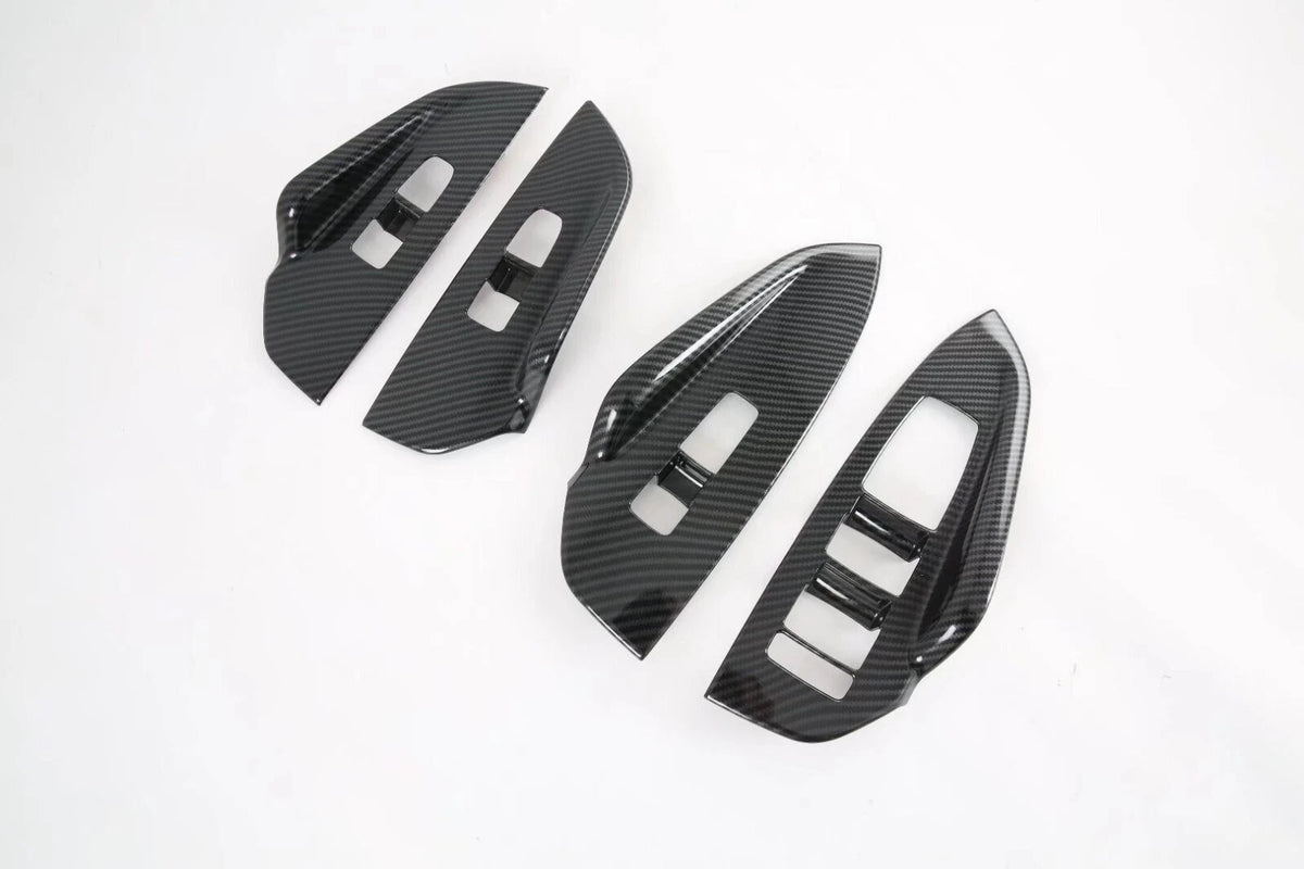 Carbon Fiber Window Lift Panel Switch Lid Cover for 2021-2024 Kia K5 Optima