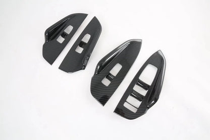 Carbon Fiber Window Lift Panel Switch Lid Cover for 2021-2024 Kia K5 Optima