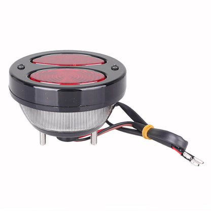 Harley Chrome Black Retro LED Brake Stop Taillight Lamp for Model A