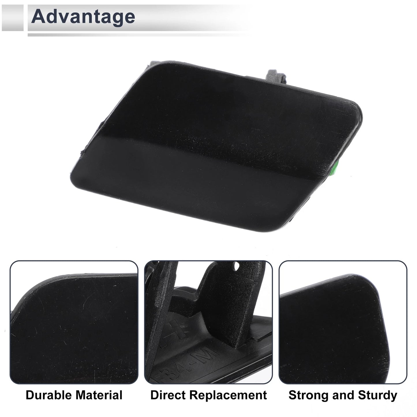 Bumper Headlight Washer Nozzle Cover for BMW 335i (2007-2013) Unpainted