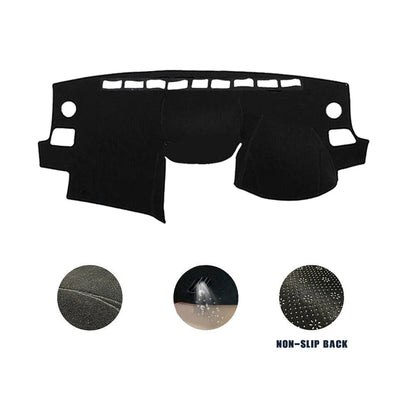 Non-Slip Dash Mat Cover for Subaru XV SUV (2012-2016) Black