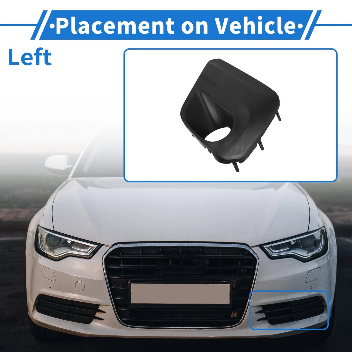 Front Left Fog Light Grill for Subaru Forester (2019-2021)