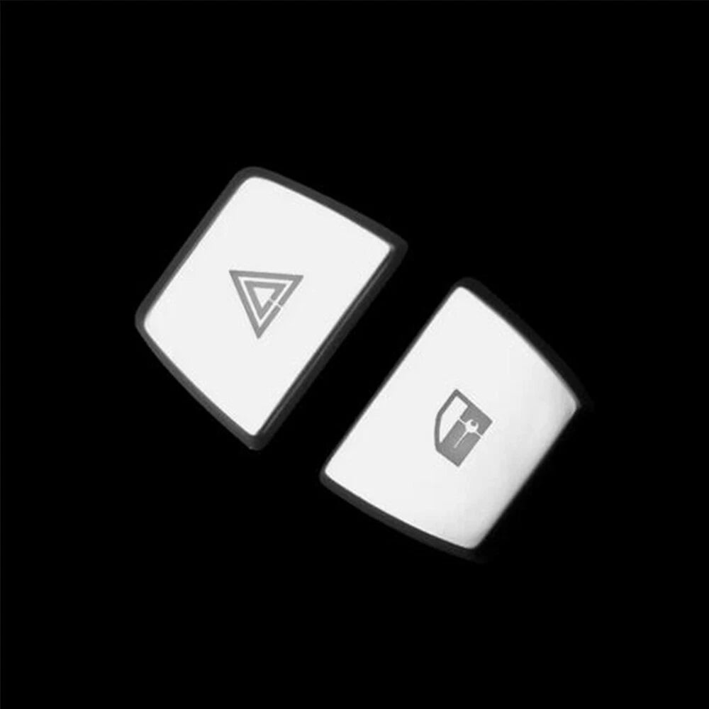 Car Warning Light Button Cover Trims for BMW 7 Series (2007-2014)