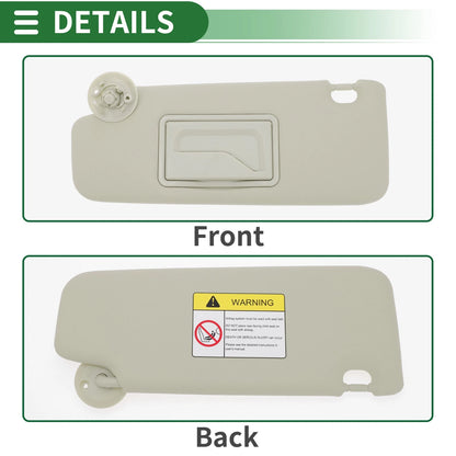 Left Sun Visor for Chevrolet Sonic (2012-2016)