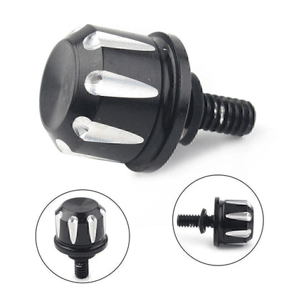 Black Rear Fender Seat Screw Bolt 1/4" -20 for Harley (1996-2023)
