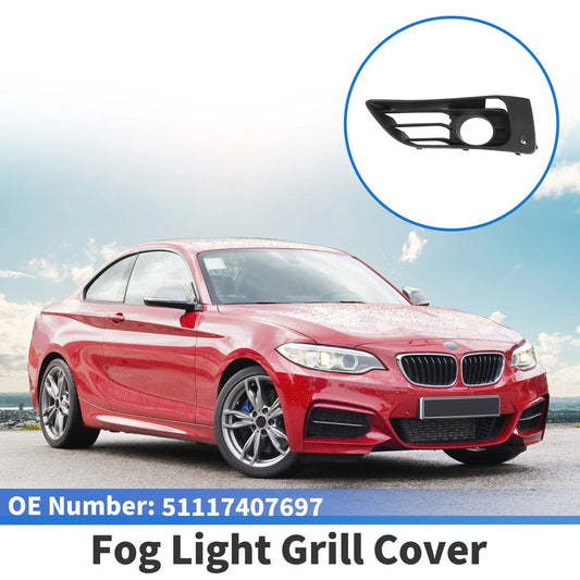 1 Pc Front Left Fog Light Grill for BMW 2 Series (2013-2018)