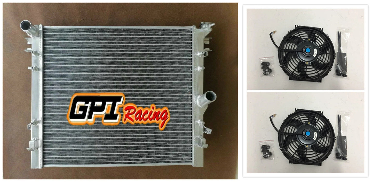 Alloy Radiator + Fans for Jeep Wrangler JK 3.6L, 3.8L (2007-2018)
