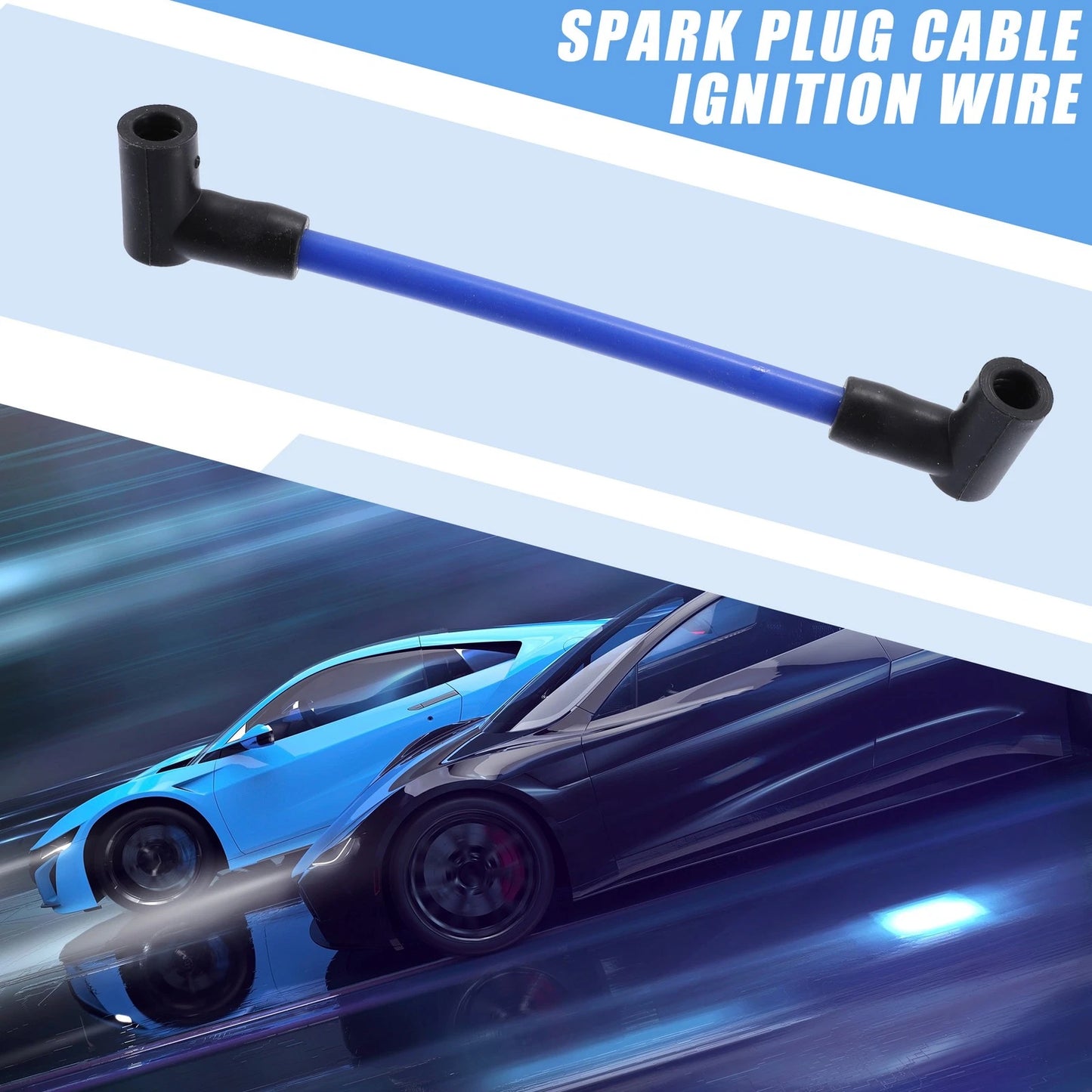 Marine Spark Plug Cable Ignition Wire 2 x Pack for Marine Engine