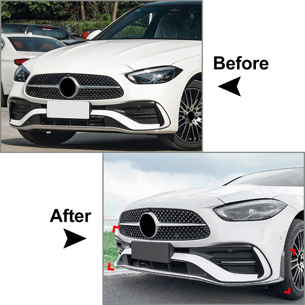 Bumper Lip Splitters for Benz C Class W206 S206 C200 C300 C43 (2022-2024)