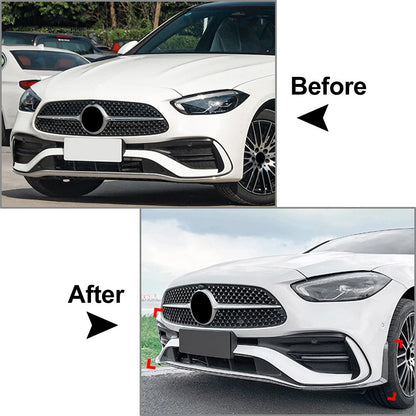 Bumper Lip Splitters for Benz C Class W206 S206 C200 C300 C43 (2022-2024)