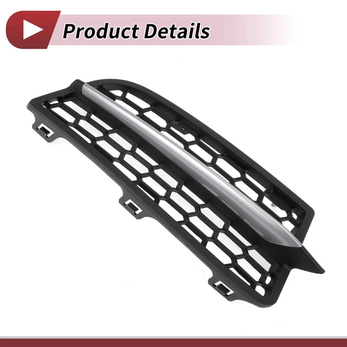 1 Pc Front Right Fog Light Grill for BMW 1 Series (2011-2015)