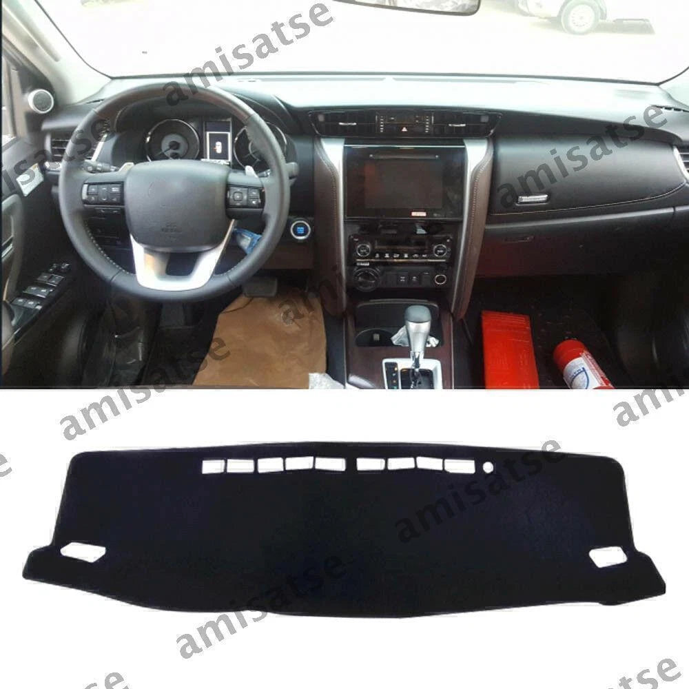 Dash Mat Sun Protection Cover for 2016+ Toyota Fortuner (2016-2023)