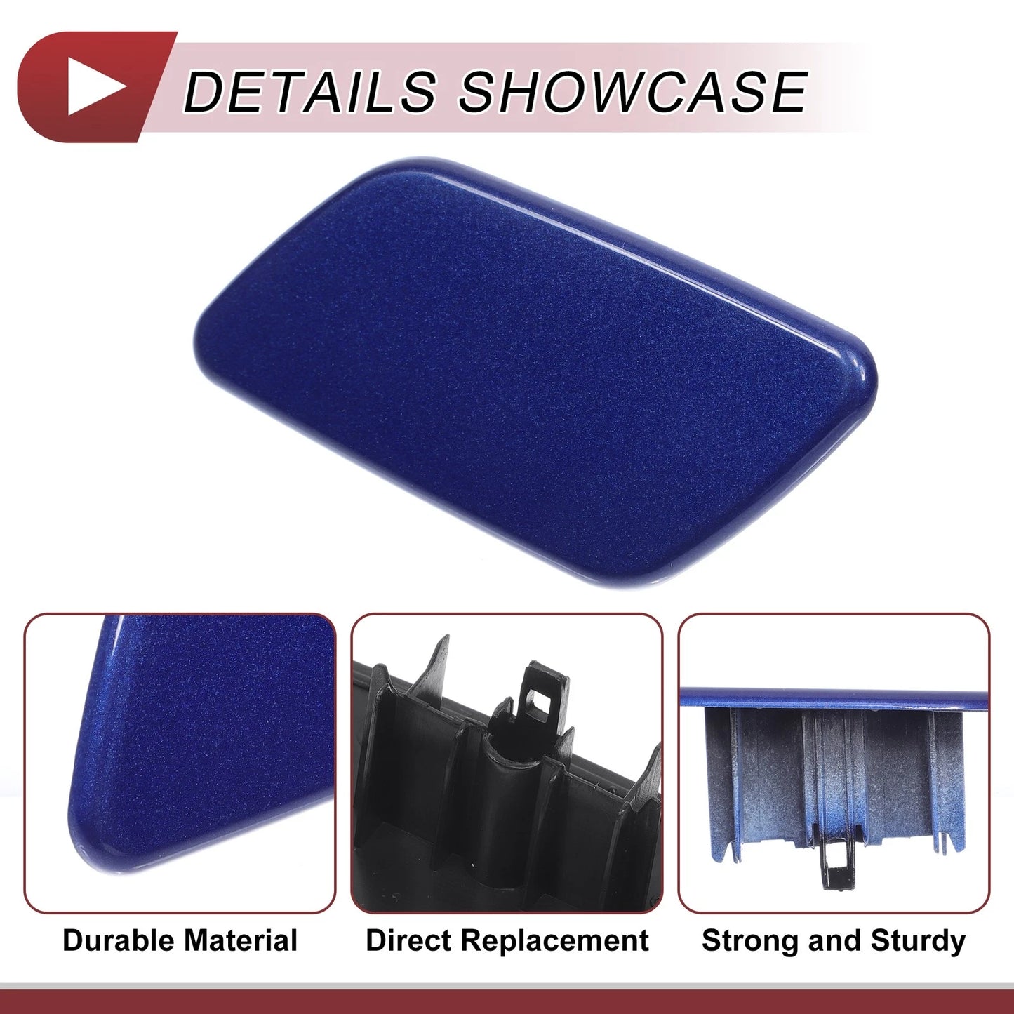Front Left Washer Nozzle Cover for Subaru Forester (2018-2021) Blue