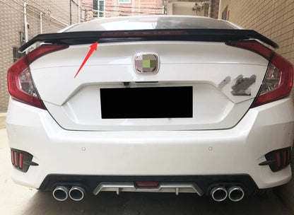 Light Gloss Black RS Spoiler Wing for Honda Civic 4DR Sedan (2016-2021)