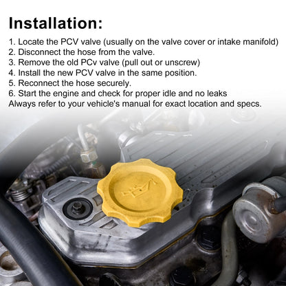 PCV Valve Exhaust Control Crankcase Ventilation for Chevrolet Silverado