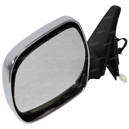 LH Chrome Electric Mirror for Toyota Landcruiser Prado 120 Series (2002–2009)