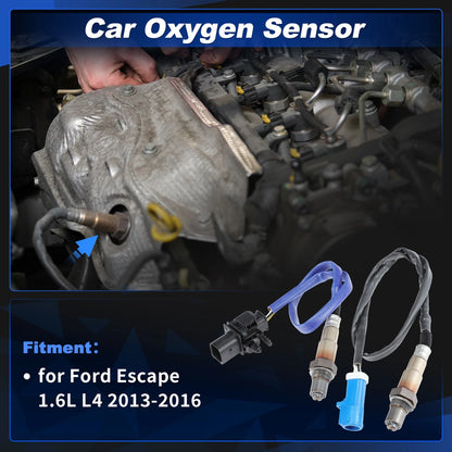 Upstream & Downstream O2 Sensors for Ford Escape 2013-2016 (2 pcs)