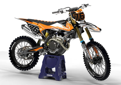 Custom Graphics Full Kit Stickers for 2016-2018 KTM SX 125