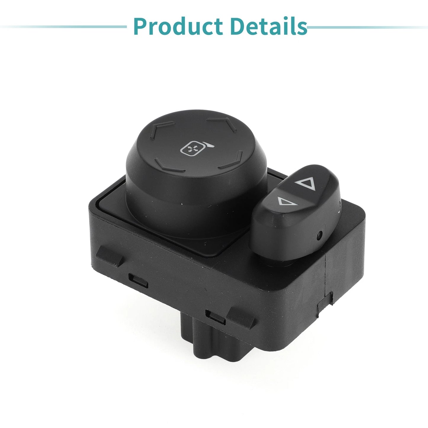 Car Mirror Switch for Chevrolet Traverse (2009 - 2017) Black Metal