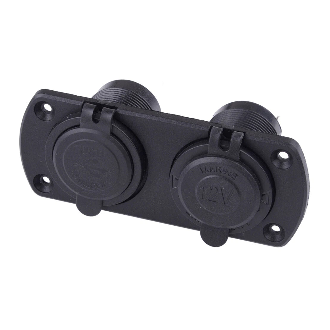 12-24V Dual USB Charger Socket Plug Panel for Car Truck