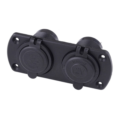 12-24V Dual USB Charger Socket Plug Panel for Car Truck