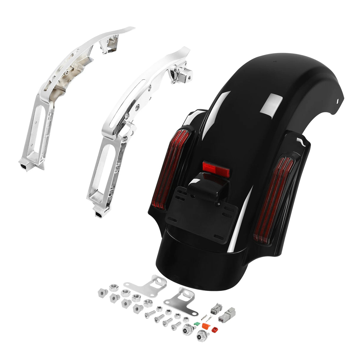 Rear Fender LED Light & Support Bracket for Harley CVO Road Glide (2014-2024)