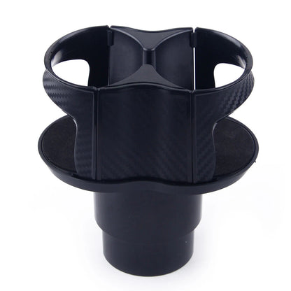 Carbon Fiber Water Cup Holder Cover for Car Center Console