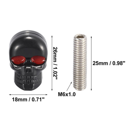 4 x Motorcycle Skull Style License Plate Frame Bolts Screws Aluminum Alloy