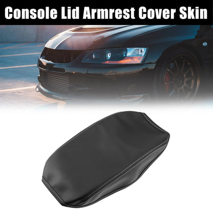 Black Center Console Lid Armrest Cover for Subaru Forester (2019-2021)