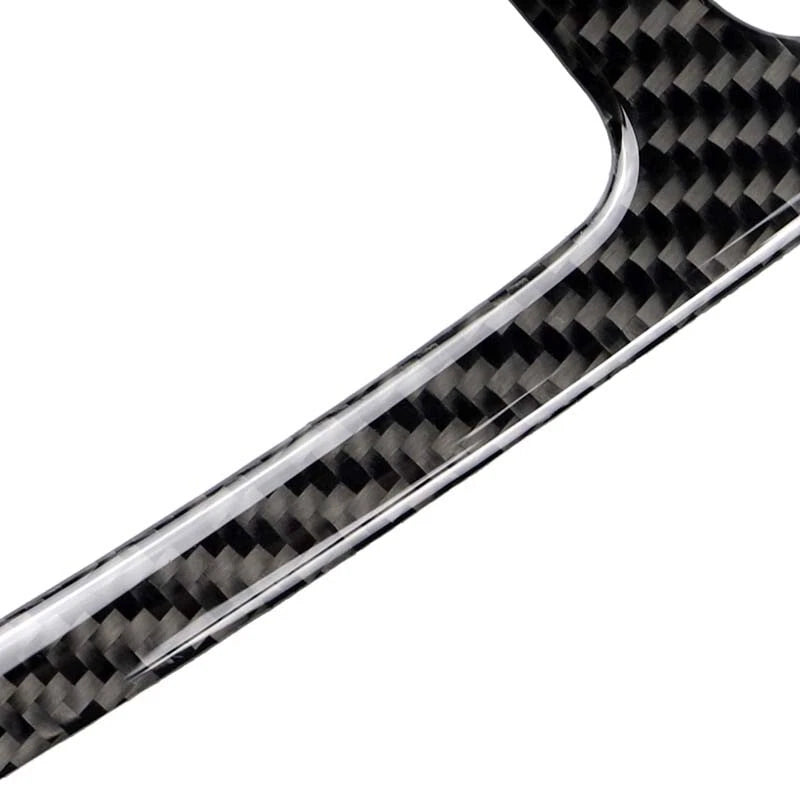 For Audi Q7 2016-2019 Real Carbon Fiber Center Console Panel Cover Trim