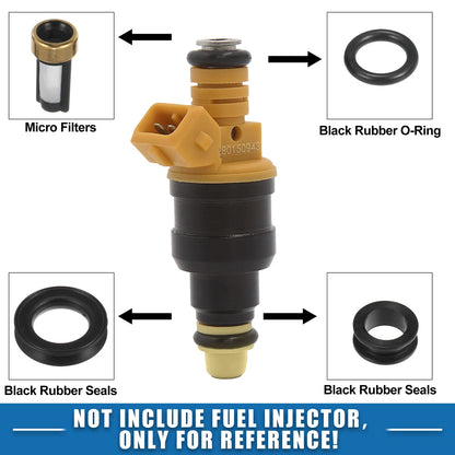 6 x Fuel Injector O-Rings Seals for Toyota 4Runner, Lexus ES300 (1996-1998)