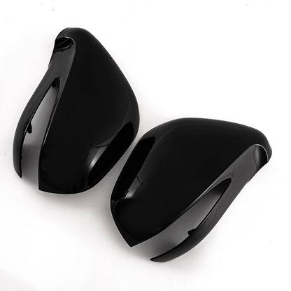 Left & Right Side Mirror Cover Caps Black for Lexus RX350 RX450h (2010-2015)
