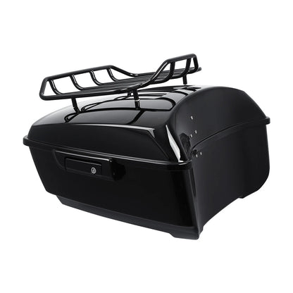 King Trunk Luggage Rack Mount for Harley Touring Black (2014-2025)