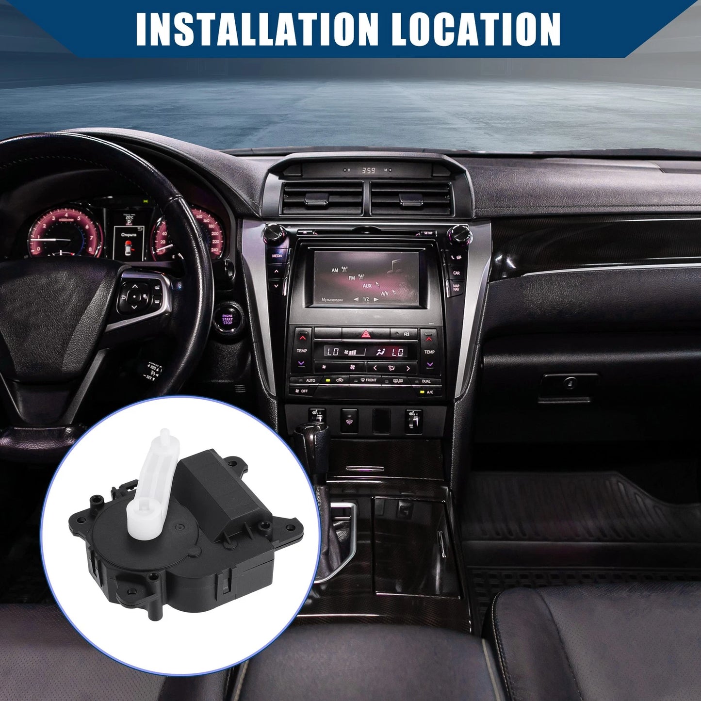 1 x HVAC Heater Blend Door Actuator for Toyota Avalon Camry