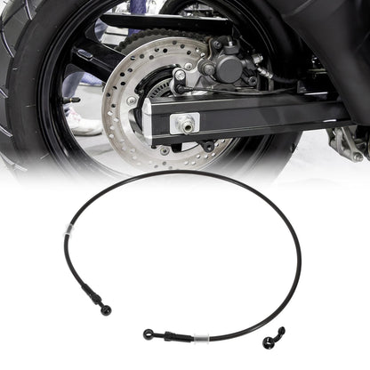 110cm Brake Clutch Oil Hose Line for Motorcycle Stainless Steel Braided PU