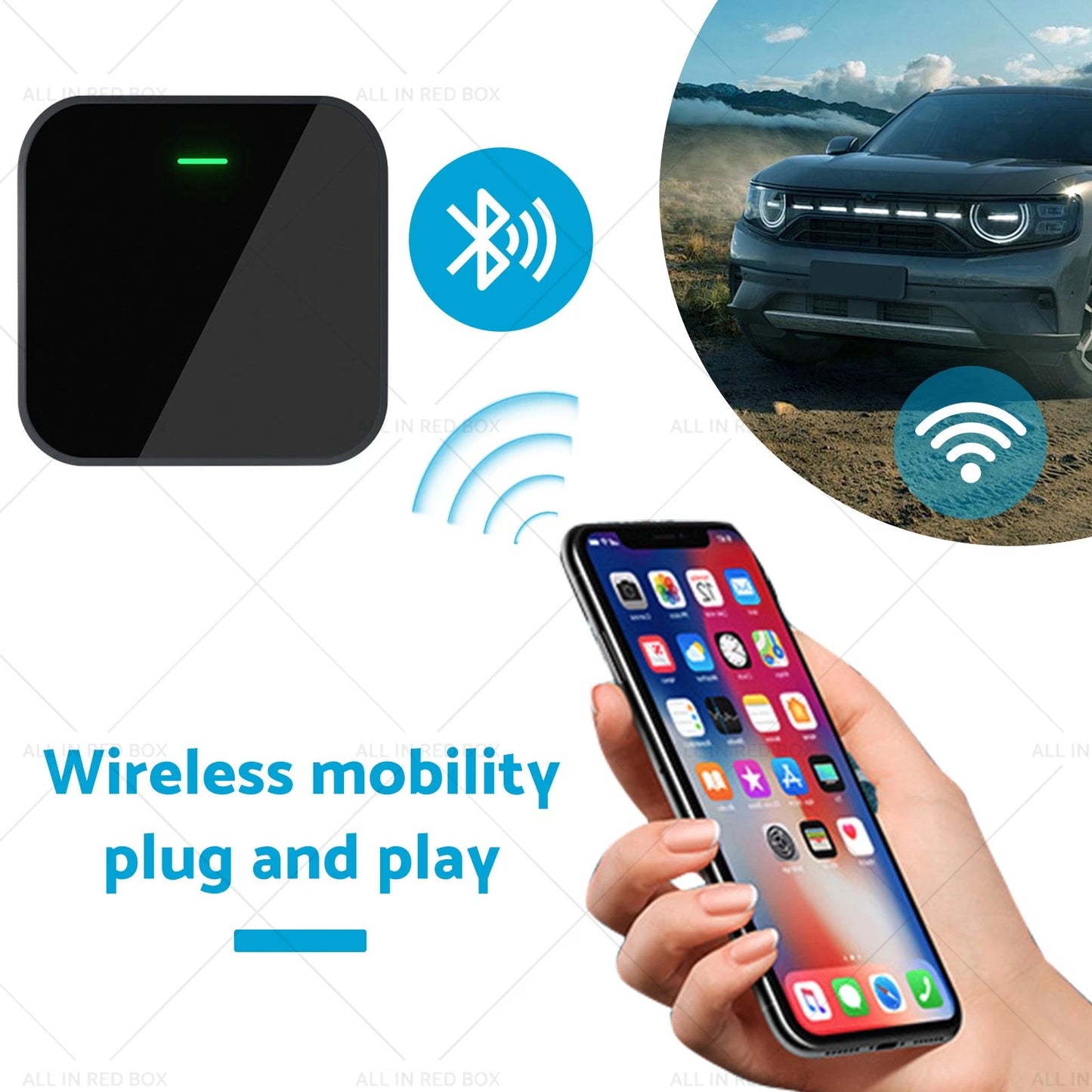 Bluetooth USB Wireless Receiver for Apple CarPlay Adapter